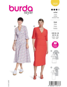 Kleid Schnittmuster - Burda 5820