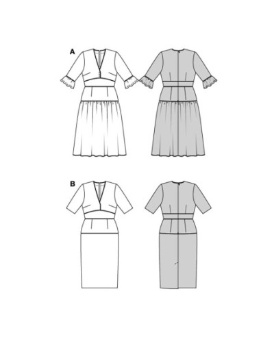 Kleid Schnittmuster - Burda 5820
