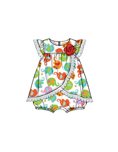 Baby-Strampler-Schnittmuster - McCall's 7107
