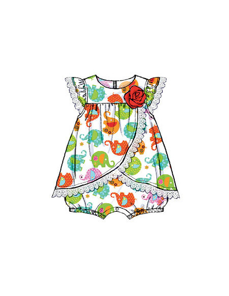 Baby-Strampler-Schnittmuster - McCall's 7107