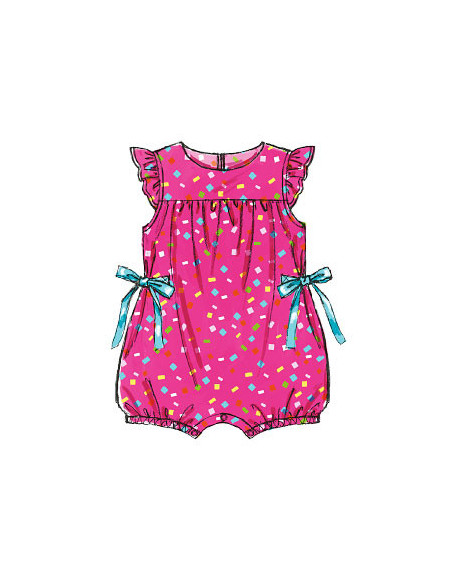 Baby-Strampler-Schnittmuster - McCall's 7107