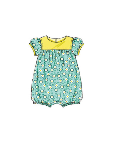 Baby-Strampler-Schnittmuster - McCall's 7107