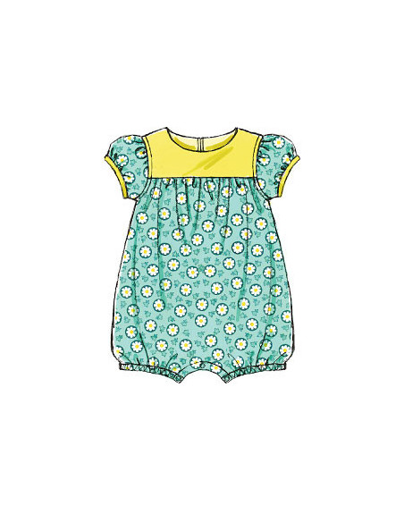 Baby-Strampler-Schnittmuster - McCall's 7107