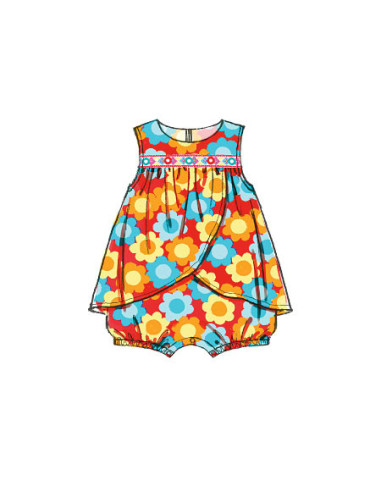 Baby-Strampler-Schnittmuster - McCall's 7107
