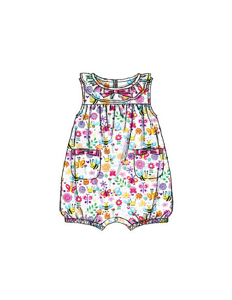 Baby-Strampler-Schnittmuster - McCall's 7107