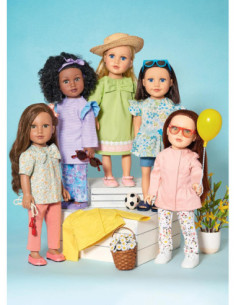 Kleidungsmuster für Puppen - McCall's 8378