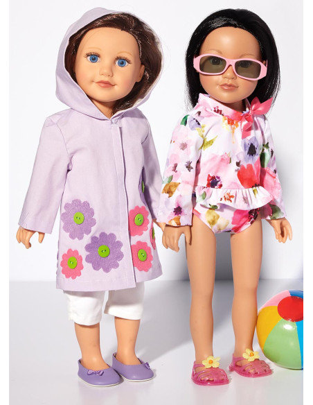 Puppenkleider-Schnittmuster - McCall's 8309