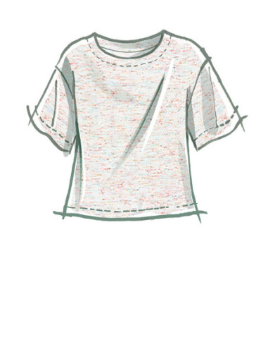 Oberteil, Kleid, Shorts und Hose Schnittmuster - McCall's 8160