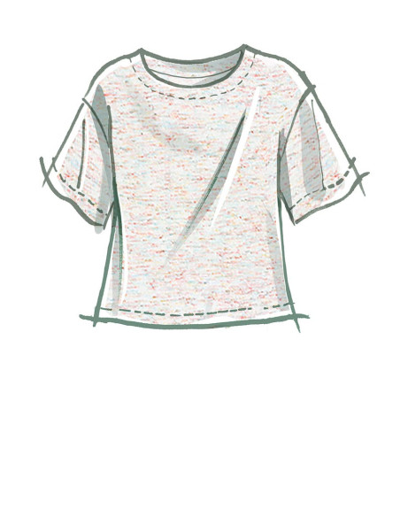 Oberteil, Kleid, Shorts und Hose Schnittmuster - McCall's 8160