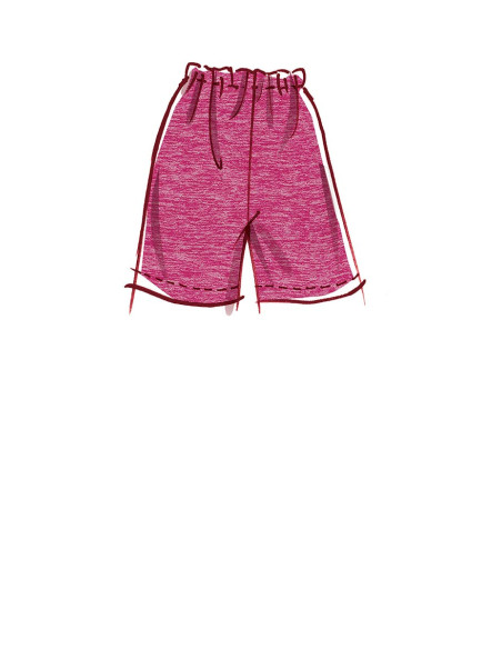 Oberteil, Kleid, Shorts und Hose Schnittmuster - McCall's 8160