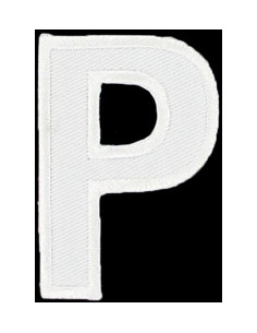 Bügelaufnäher Buchstabe P