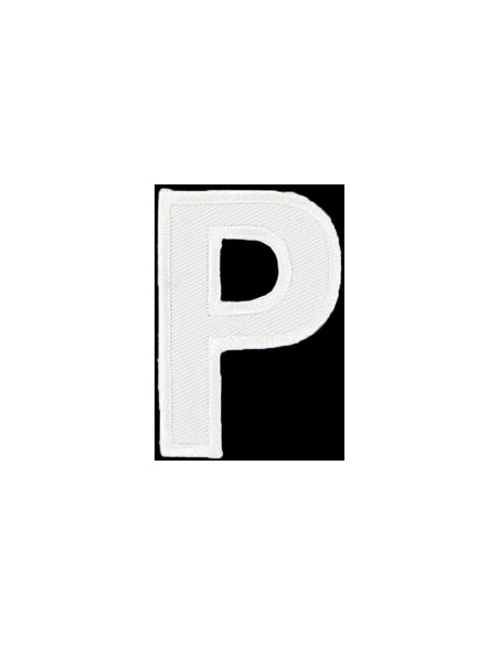 Bügelaufnäher Buchstabe P