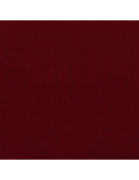 Leinenstoffstück - 45 x 40 cm - Kirsche