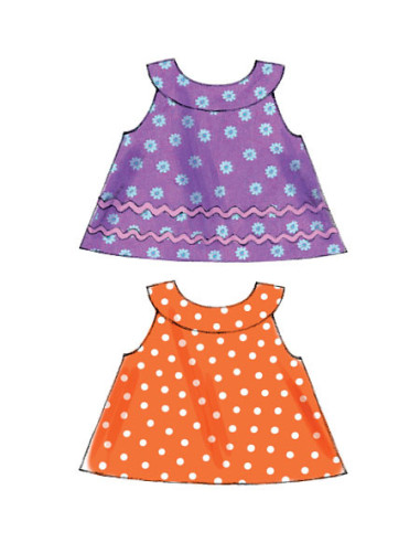 Oberteil-Schnittmuster, Kleider, Puffhose und Hose - McCall's 6912