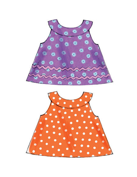 Oberteil-Schnittmuster, Kleider, Puffhose und Hose - McCall's 6912