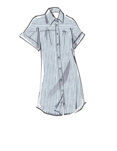 Kleid- und Gürtelmuster - McCall's 8030