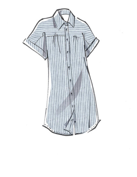 Kleid- und Gürtelmuster - McCall's 8030