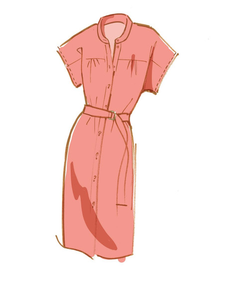 Kleid- und Gürtelmuster - McCall's 8030
