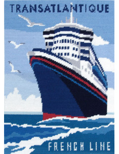 Canevas pénélope DMC - Transatlantique