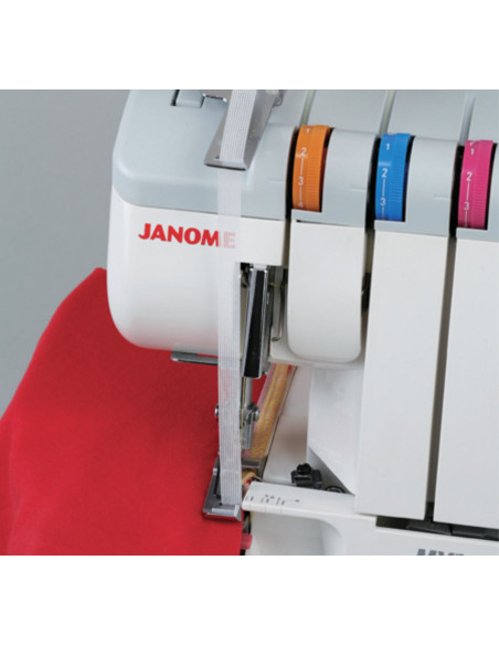 Overlockfuß mit Bandführung Janome