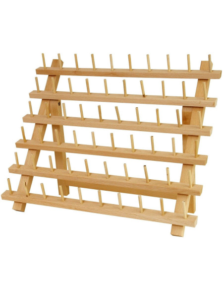 Holzständer für 60 Garnspulen