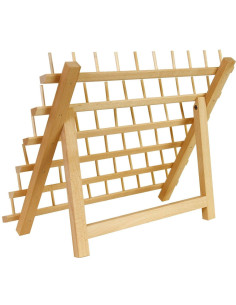 Holzständer für 60 Garnspulen 2