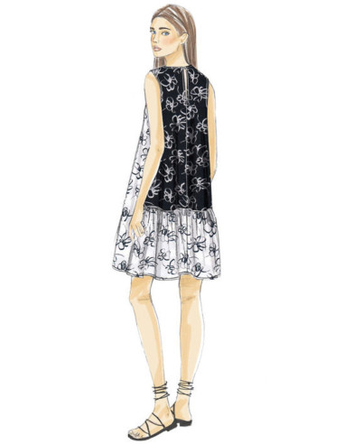 Kleider-Schnittmuster - Vogue 9237