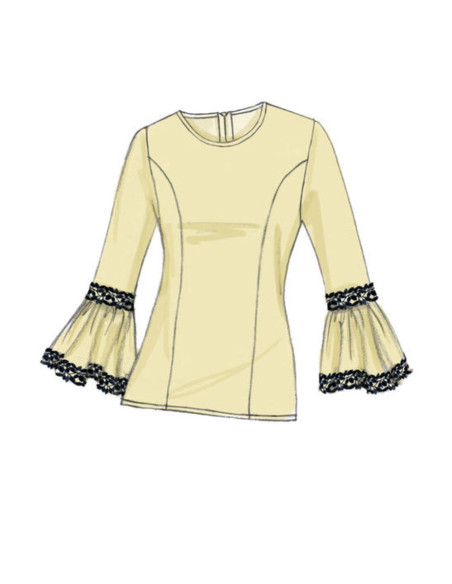 Oberteil-Schnittmuster - Vogue 9243