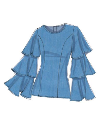 Oberteil-Schnittmuster - Vogue 9243