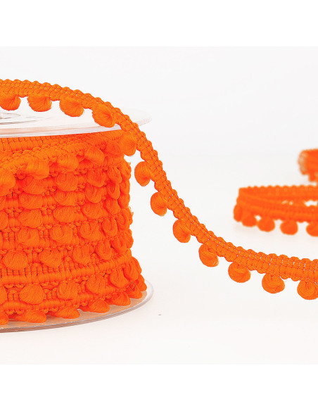 Mini-Pompons-Borte - Orange