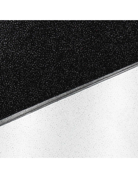 Glitzer-Tüll - Schwarz