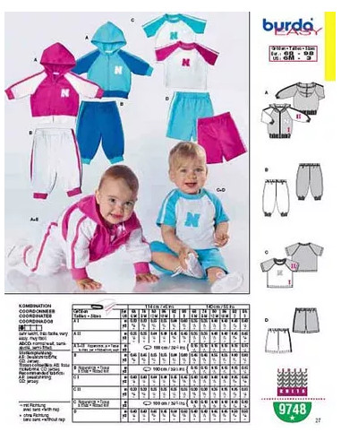 Schnittmuster - Burda 9831