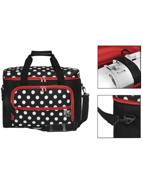 Prym-Tasche für Nähmaschine - Polka Dots
