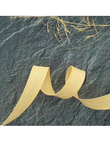 Schrägband aus Poly-Baumwolle - Dune