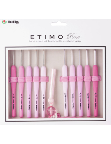 Etimo Rose Lace Tulip Häkelnadel-Set