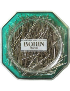 Schachtel mit 50 g extra-feinen Nadeln Bohin