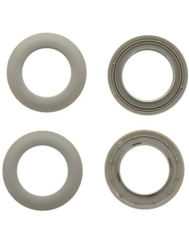 Satz von 8 Vorhangösen Ø44 mm - Matten - Leinen