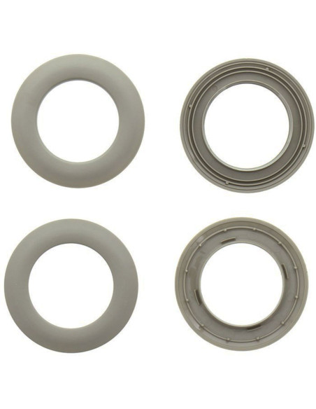 Satz von 8 Vorhangösen Ø44 mm - Matten - Leinen
