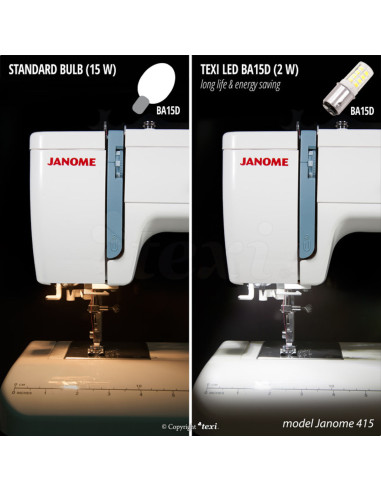 LED-Bajonettlampe für Nähmaschine