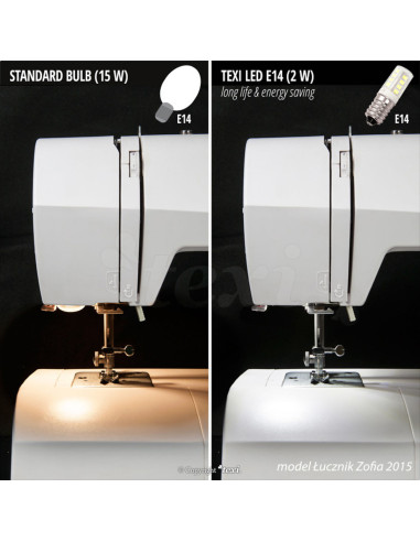 LED-Schraubglühbirne für Nähmaschine