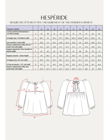Hespéride-Blusenmuster - Maison Fauve