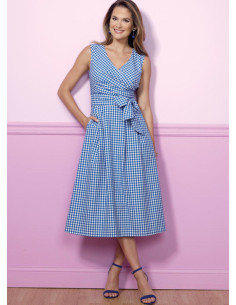 Kleid- und Gürtelmuster - Butterick 6446