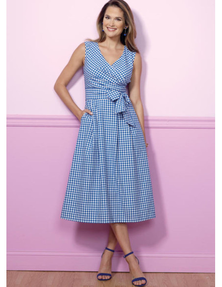 Kleid- und Gürtelmuster - Butterick 6446