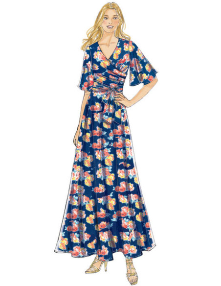 Kleid- und Gürtelmuster - Butterick 6446