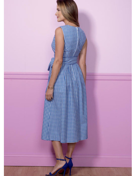 Kleid- und Gürtelmuster - Butterick 6446