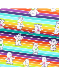 Jersey-Stoff Glücksbärchis - Regenbogen