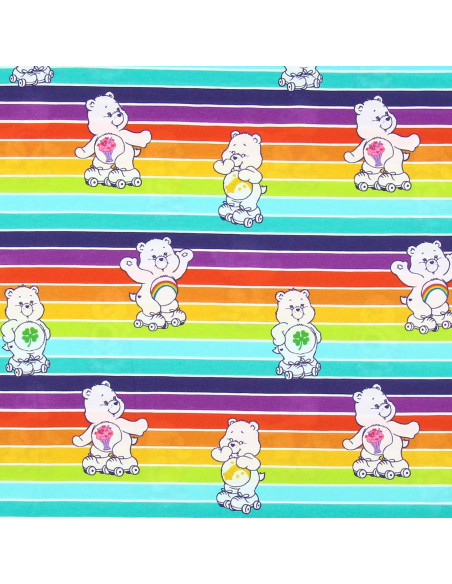 Jersey-Stoff Glücksbärchis - Regenbogen