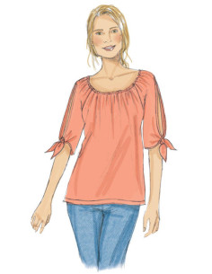 Oberteil-Schnittmuster - Butterick 6455 2