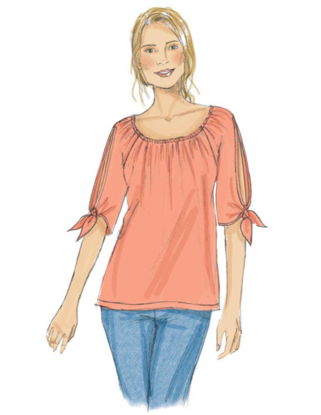 Oberteil-Schnittmuster - Butterick 6455