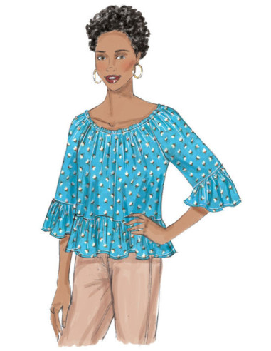 Oberteil-Schnittmuster - Butterick 6455